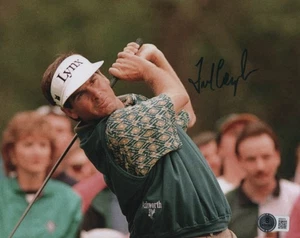 FRED COUPLES GOLFER SIGNED AUTOGRAPHED MASTERS CHAMPION 8x10 PHOTO BECKETT BAS - Picture 1 of 1