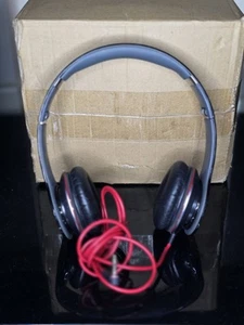 Beats by Dr. Dre Studio Wired Over-Ear Headphones Black/Red - Picture 1 of 4