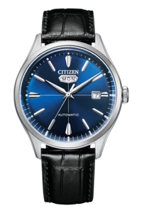Nuevo Reloj Automático Citizen Record Label C7 Cristal Siete Azul NH8390-20L - Imagen 1 de 3
