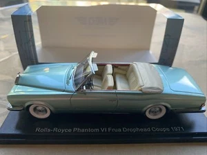 ROLLS ROYCE PHANTOM VI FRUA DROPHEAD 1971 1/43 RESIN CAR MODEL BY NEO MODELS - Picture 1 of 15