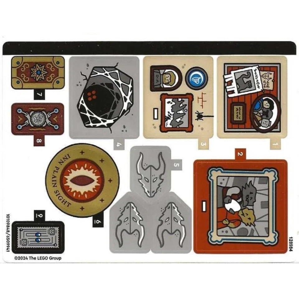 全新乐高贴纸适用于龙与地下城:红龙的故事 21348 — 第 1/1 张图片