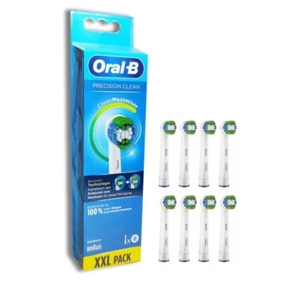 Oral-B Kit 8 Testine di Ricambio Precision Clean Per Spazzolini Elettrici - Immagine 1 di 2