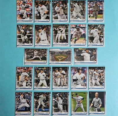 2019 Topps 582 Foil Stamp Montgomery Yankees Set Aaron Judge Giancarlo Stanton - Image 1 of 4