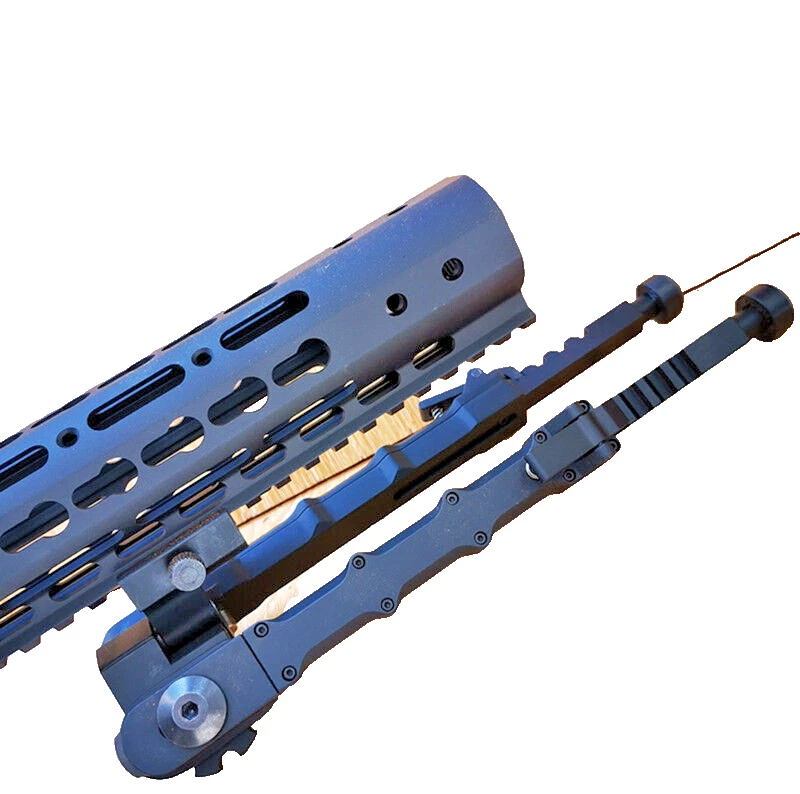 V9 Rifle Bipod Adjustable QD  Picatinny Rail 360Degrees Swivel Hunting Shooting - Image 1 of 4