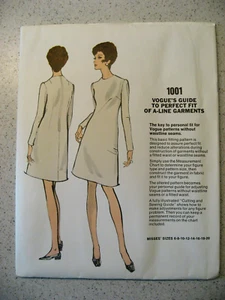 Vogue's Guide to Perfect Fit of A-Line Garments 1001 Taglia 12 Busto 34 Fianchi 36 Unct - Foto 1 di 4