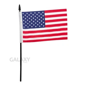 "4x6" United States of America Flag / USA Desk Flag / USA Stick Flag - Picture 1 of 1