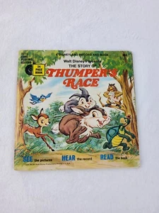 Disneyland ""THUMPERS RACE"" 24 Seiten Buch und Schallplatte mitlesen #343 - 1970 - Bild 1 von 7