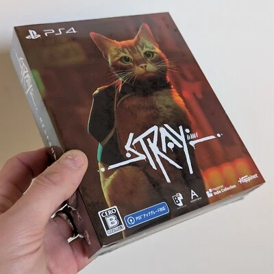 STRAY (2022) *Japanese* PS4 SPECIAL EDITION inc. game, 3xCD Soundtrack, Diorama! - Image 1 of 4