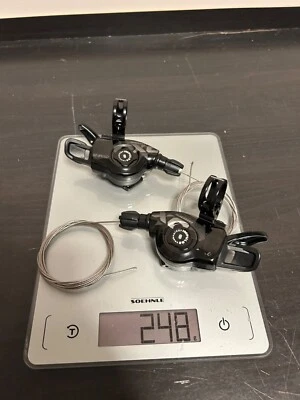 Sram X0 Trigger Shifters 2x10s Left & Right Shifter Set Black/Black - Image 1 of 4