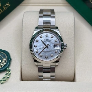 Rolex Datejust 31 NEW 2025 Mother of Pearl Diamond Stainless Steel Oyster - Picture 1 of 8