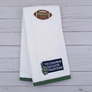 Hand Towel Touchdowns Tailgates Traditions Football Terry Cloth - Picture 1 of 3
