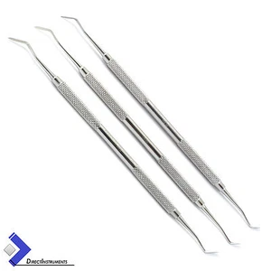 Set of 3 Dental Hollenback Amalgam Wax Carvers Restorative Filling Instruments - Picture 1 of 1
