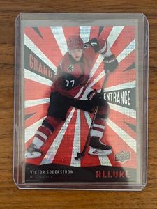 2020-21 Upper Deck Allure Grand Entrance Red #GE-14 Victor Soderstrom - Arizona - Picture 1 of 2