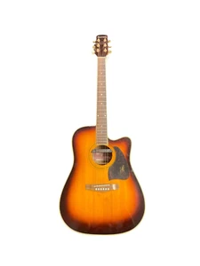 Guitarra Eléctrica Acústica Martinez, Modelo FS-10C-TSB, Acabado Quemado por el Sol Tabaco - Imagen 1 de 9
