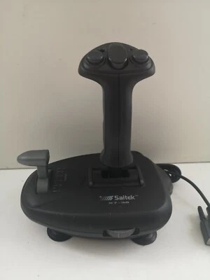 Saitek X7-38 PC Joystick Flight Control Stick 15 Pin - Image 1 of 4