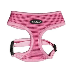 Bark Appeal Mesh Solid Breathe EZ imbracatura per cani rosa appassionata - XL - Foto 1 di 6