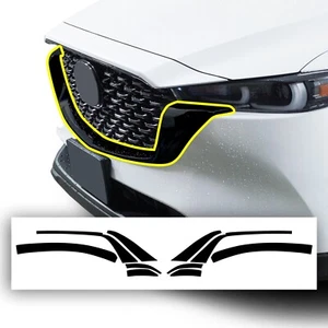 Se adapta a Mazda CX-5 2022-2025 parrilla delantera cromada borrar calcomanía película oscurecimiento - Imagen 1 de 6