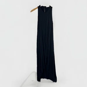 Stark X Black Satin Tulip Sleeveless Midi Dress - Picture 1 of 8