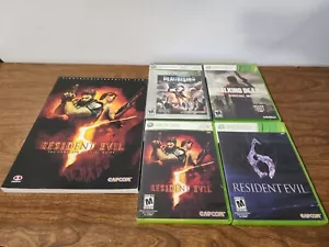Xbox 360 Zombie Game Lot Resident Evil 5, 6, Dead Rising, Walking Dead Survival. - Picture 1 of 11