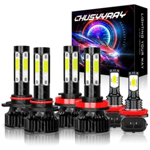 For Chevy Trax 2013-2016 Combo 6x LED Headlight Hi/Lo + Fog Light Bulbs Kit - Picture 1 of 16