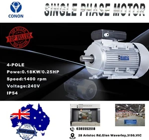 0.18kw 0.25HP 1400rpm 11mm REVERSIBLE CS Electrical motor single-phase 240v - Picture 1 of 11