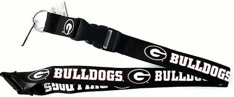 Georgia Bulldogs NCAA Breakaway Lanyard Key Ring Cover
