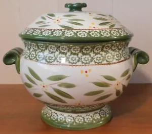 Sopa verde Temp-tations Temptations Old World usada en excelente estado - Imagen 1 de 4