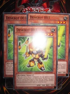 YU-GI-OH COM ROBOBUREAU DESKBOT 003 (X3) (PLAYSET) SECE-EN041 NEUF EDITION 1 - Picture 1 of 2