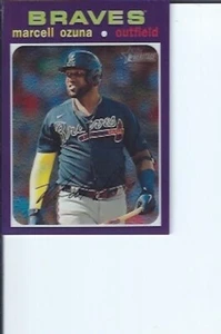 Marcell Ozuna 2020 Topps Heritage High Number Purple Chrome - Bild 1 von 1