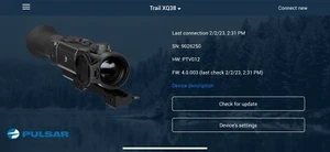 used pulsar thermal rifle scope - Picture 1 of 4