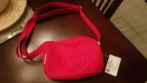 RARE Japanese Japan Disney Store Mickey Mouse Red Purse/Bag GREAT ALPES K139 tag - Picture 1 of 12