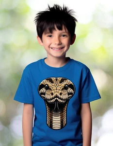 Kids Boa constrictor T-shirt, childs fun snake gift for reptile enthusiasts. - Picture 1 of 8