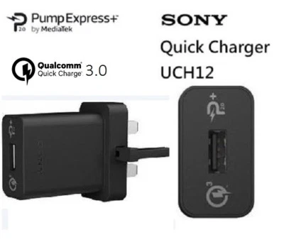Genuine Sony UCH12 Quick Charger Qualcomm 3.0 for Sony Xperia Mobiles - Grade B - Image 1 of 3