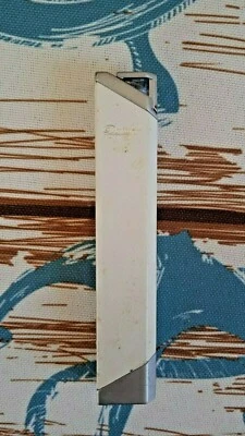 Encendedor de cigarrillos Davidoff plateado coleccionable tabaco antiguo usado Foto 1 de 4