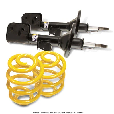 Front Shock Absorbers Lowered King Springs for HYUNDAI GETZ TB 1.3 1.4 1.5 1.6 - image 1 of 2