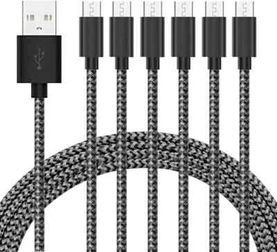 6-Pack Gopala 5' FT Power Cable Micro USB to USB 2.0 Braided 480MBPS NEW Android - Image 1 of 4