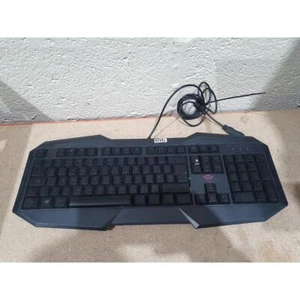 Trust GXT 830-RW Avonn Gaming Keyboard Black Wired QWERTY Standard RGB Backlit - Picture 1 of 7