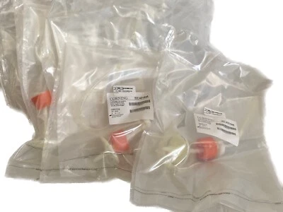 (6) CORNING 43mm Aseptic Transfer Cap for 1L Plastic E-Flask 1/8” Dip Tube 0.2um - Image 1 of 4