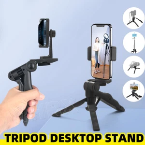 Selfie Tripod Stand Portable DSLR Camera DVVideo For iPhone 16 15 14 13 12 11Pro - Picture 1 of 6