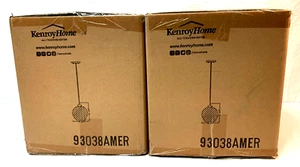 Lot of 2 KENROY HOME 93038AMER Nillo Mini Pendants Blackened Oil Rubbed Bronze - Picture 1 of 11