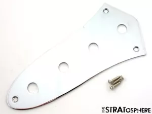 LEFTY Fender Player Jazz Bass CONTROL PLATE, J Bass, Chrome Bass Parts. - Picture 1 of 1