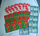 lot 22 cartes postales de Noël vintage inutilisées asstd mod années 1980 cartes postales de Noël