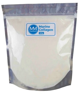 MM INGREDIENTS Marine Collagen powder 500G - a 100% pure natural product from cold water fish.