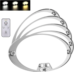 5Pcs Plafoniera LED 12V Camper, Plafoniera LED 12 Volt per Camper 12V Interrutto - Foto 1 di 12