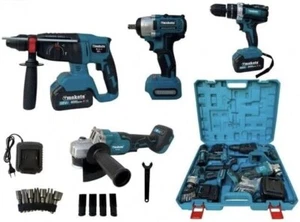 Kit 4 in 1: Tassellatore, Trapano a Impulsi, Avvitatore a Percussione 68V Brushl - Foto 1 di 6