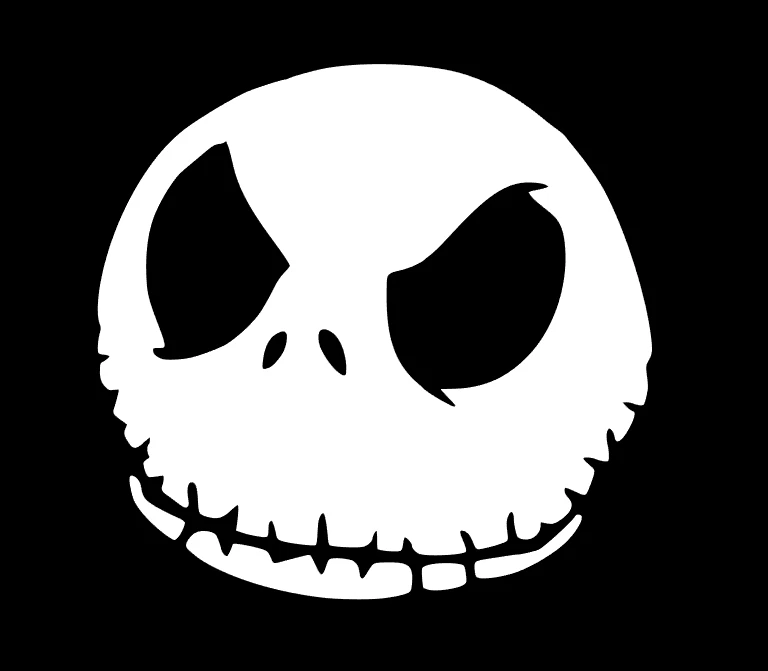 Jack Skellington Pesadilla antes de Navidad Calcomanía Vinilo Ventana Coche Pegatina  Foto 1 de 1