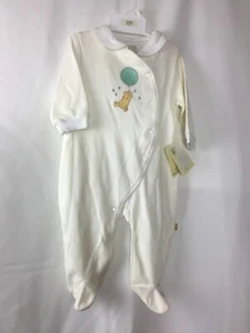 Walt Disney Winnie The Pooh Baby Sleeper Footed Pajamas Size 9 Months - Picture 1 of 8