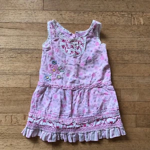 THE CHILDRENS PLACE PINK FLORAL TODDLER DRESS SIZE 24 MONTHS - Picture 1 of 3