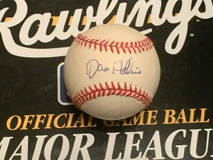 DAVE HOLLINS 1993 PHILADELPHIA PHILLIES SIGNED AUTOGRAPHED NL BASEBALL - Picture 1 of 1