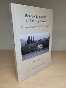 Hebrew Literature and the 1948 War Essays On Philology And Responsibility Hever - Imagen 1 de 17